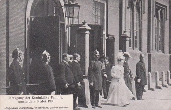 Netherlands Amsterdam The Royal Family 6 May 1906