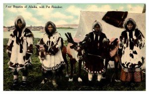 Postcard INDIAN SCENE State Of Alaska AK AP7052