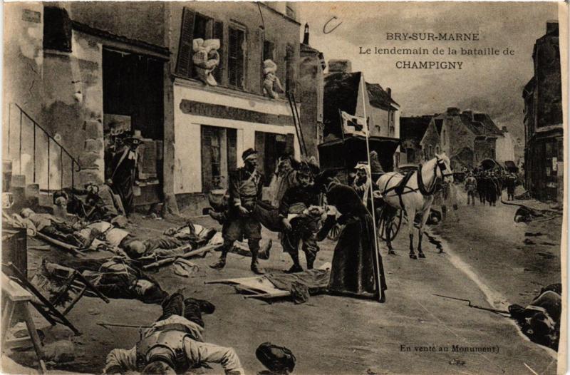 CPA Bry-sur-Marne - Le lendemain de la bataille de Champigny (659731)