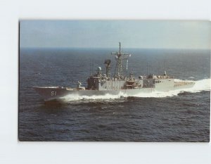 Postcard USS Gary FFG-51 Guided Missile Frigate Battle Ship