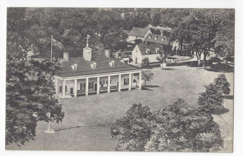 VA Mount Vernon Home of George Washington Aerial View Vintage Postcard