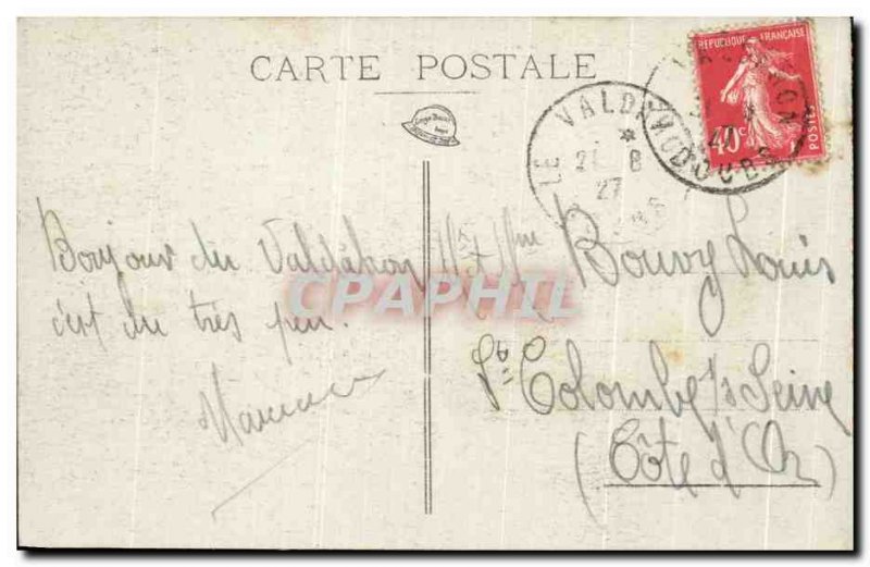 Old Postcard Valdahon Camp Point Central Chateau d & # 39Eau Army