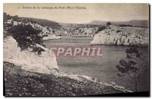 Old Postcard Calanque Entree of Port Miou Cassis