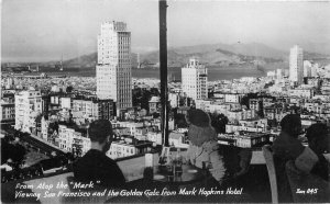 1940s Mark Hopkins Hotel San Francisco California RPPC Photo Postcard 20-2712