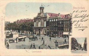 Netherlands Amsterdam Catharinakerk Vintage Postcard 08.33