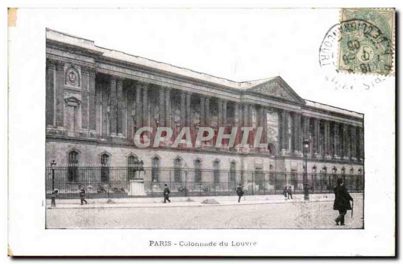 Paris - 1 - Colonnade du Louvre - CPA 