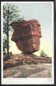 Balanced Rock, Garden of the Gods, Col., Early Postcard, Detroit Publishing Co.