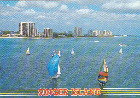 Sailing At Singer Island Florida