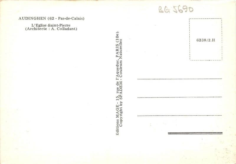 BG5690 audinghen  l eglise saint pierre   france