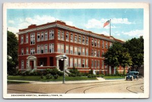 Marshalltown Iowa~Deaconess Hospital~American Art~Vintage Postcard