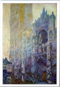 Rouen Cathedral Façade and Tour d'Albane, Early Morning by Monet - Rouen, France