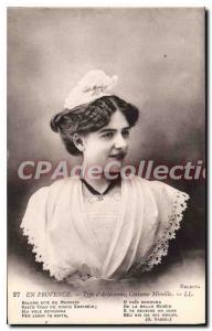 Old Postcard En Provence type Arlesienne costume Mirielle
