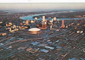 Louisiana New Orleans Aerial View Of Downtown