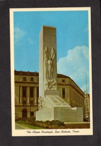 TX Alamo Cenotaph Statue Post Office San Antonio Texas Postcard War Federal Bldg