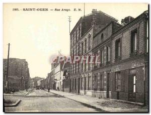 Postcard Old Saint Ouen Arago Street