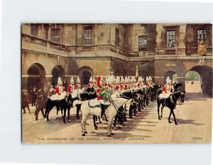 Postcard The Changing Of The Guard Whitehall London England