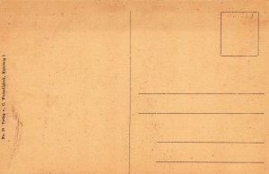 Germany Hamburg Deichstrassen Fleet Vintage Postcard 03.97