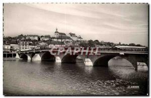 Joigny sur Yonne - Yonne and Joigny Bridge - Old Postcard