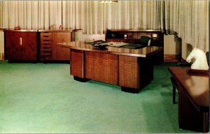 Executive Office Furniture Desk Hugh Frankel & Co Quebec Vintage Postcard R54