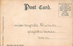 Worcester MA Park Theatre Posters Postcard