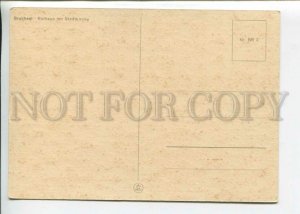 442231 Germany Bruchsal town hall with town church tourist advertising Old