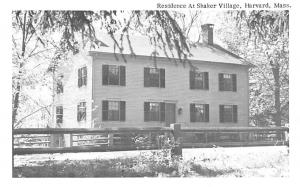 Residence Harvard Massachusetts MA USA Shaker Writing on back 