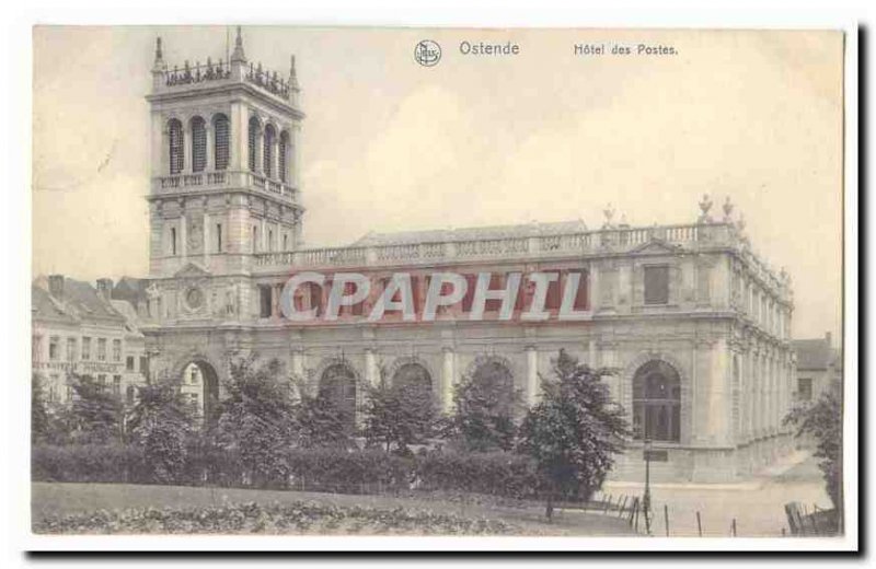 Ostend Postcard Old Hotel Post