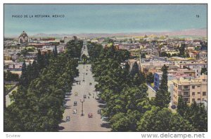 Paseo De La Reforma, MEXICO, 1930-1940s