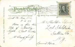 SAULT STE MARIE, Michigan MI     GOVERNMENT PARK & LOCK     1907 Postcard 