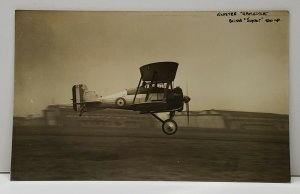 Gloster GAMECOCK Bristol Jupiter RAF BiPlane FLIGHT Photo RPPC Postcard F17