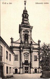 Dekansky Chram Dean Church Ústí nad Orlicí Czech Republic UNP DB Postcard L1