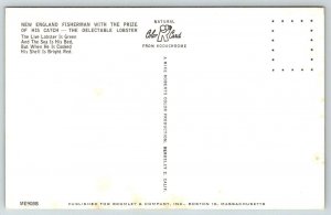 New England  Lobster Fisherman   Postcard