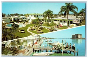 c1960's Multiview The Sands Motel & Apartments Clearwater Beach FL Postcard