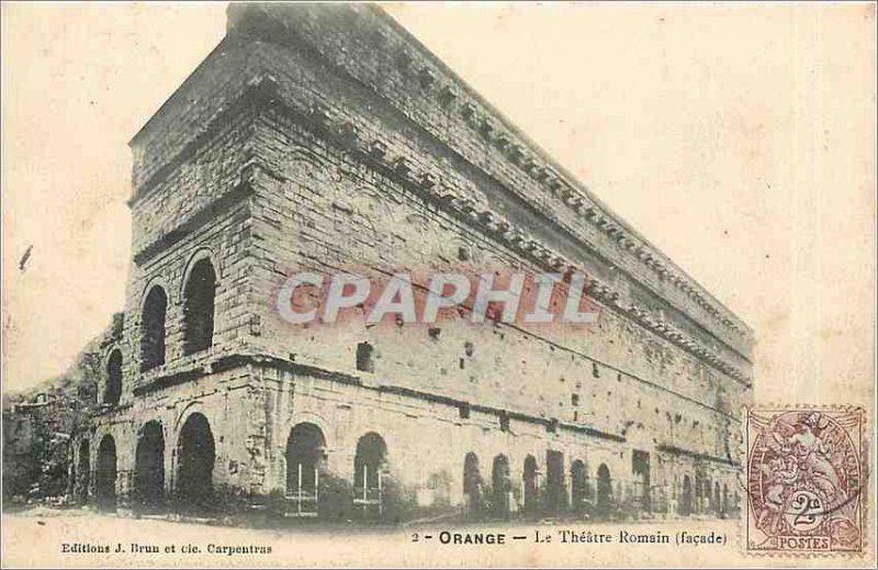 'Old Postcard Orange''s Roman Theater fa�ade'