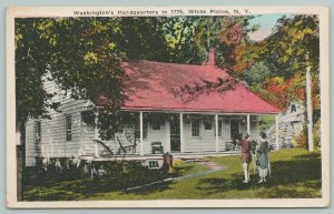 White Plains New York~Washington's Headquarters~1920s Postcard 