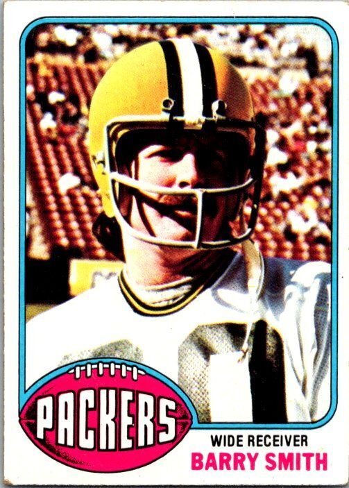 1976 Topps Football Card Barry Smith Green Bay Packers sk4350