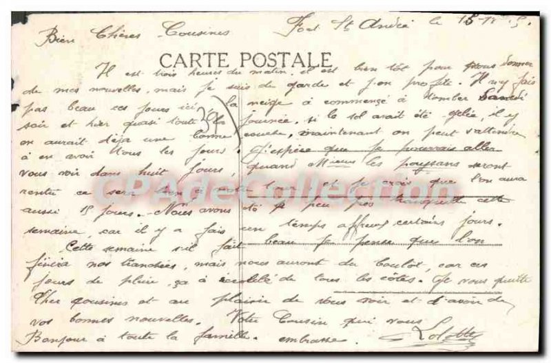 Old Postcard Salins Les Bains View Gnrale