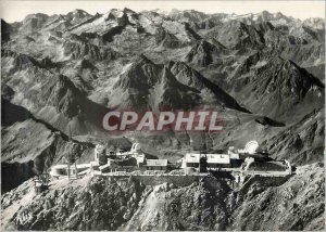 Modern Postcard Pic du Midi de Bigorre (Htes Pyr) Massif Bigorre (Alt 2877 m)...