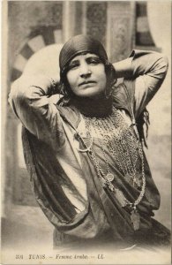 CPA AK TUNISIE TUNIS - Femme Arabe (134591)