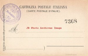 Advertising Postcard, Pietro Mascagni Concert, 1902 Bolgona Maggio, Art Nouveau