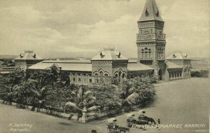 pakistan, KARACHI, Empress Market (1910s) R. Jalibhoy Postcard