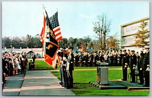 Norfolk Virginia 1960s Postcard School Of Music US Naval Amphibious Base