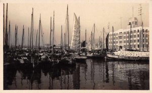 Kobe Japan Harbor View The Bund SS Malolo Real Photo Postcard JJ649641