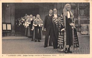 BR65726 london judges leaving a service at westminster abbey  uk