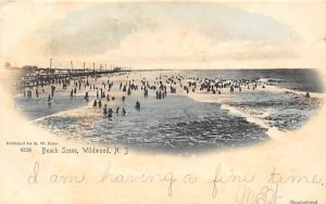 Beach Scene in Wildwood, New Jersey