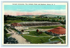 The Athletic Field And Stadium Cornell University Ithaca New York NY Postcard 