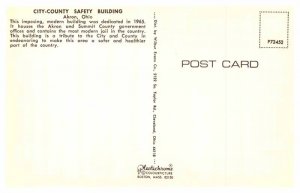 Postcard BUILDING SCENE Akron Ohio OH AS2838