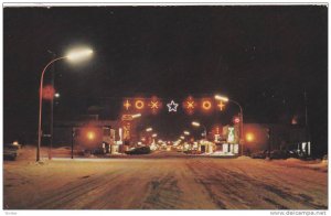 Main Street , Chibougamau , Quebec , Canada , 1950s-60s