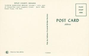 Busching Covered Bridge on Laughery Creek near Versailles Ripley County Indiana