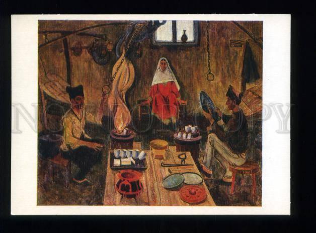 166244 Dagestan KUBACHI Blacksmith by RABADANOV old postcard